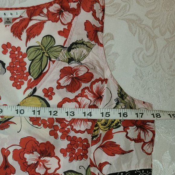 CAbi 100 Percent Silk Butterfly Tunic #948 - Picture 9 of 10